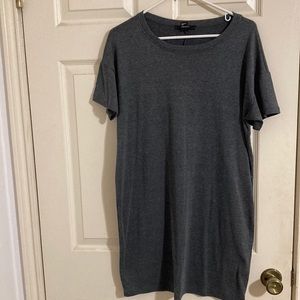 Casual comfy tee shirt dress